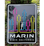 CMYK Trees Metal Tacker Sign